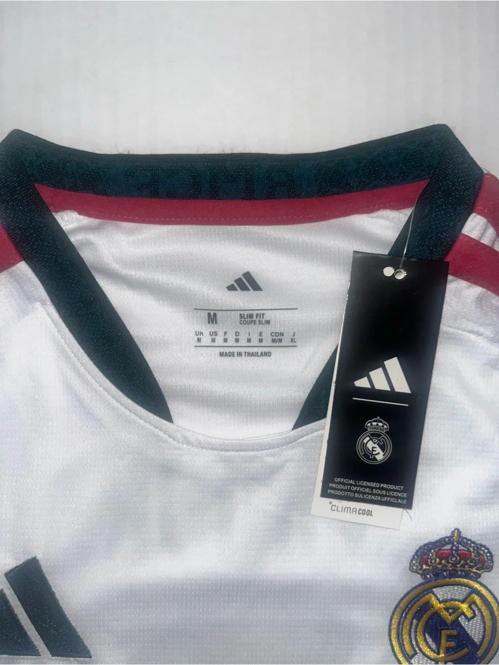 Vinicius Jr #7 Real Madrid Home Jersey UCL Patches Size M